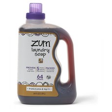 인디고 와일드 줌 세탁 세제 유향 몰약 향 1.89L Indigo Wild Zum Clean Laundry Soap Frankincense Myrrh, 1개