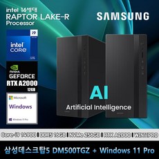 삼성데스크탑5 14세대 i9 컴퓨터 DM500TGZ-Zi9ADB-RTX A2000T+11PRO(i9-14900/16GB/SSD256GB/RTX A2000T)