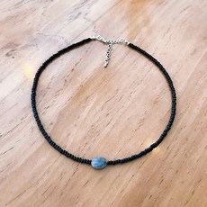 원석비즈목걸이