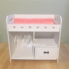 15cm20cm 아이돌인형 옷장 침대 수납 옷걸이 DIY 조립, 옵션 1