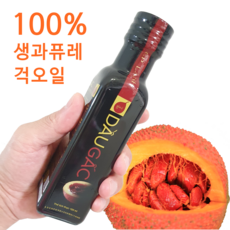 베트남 걱오일 생과 퓨레 냉압착 오일 120ml, 1개