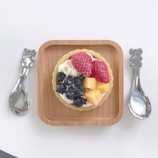 1+1 북유럽 스타일 곰돌이 코알라 스테일리스 디저트스푼