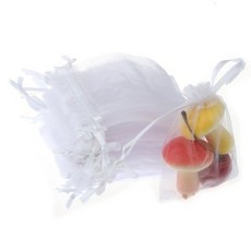 도매 100 개/몫 organza 가방 쥬얼리 가방 화이트 선물 포장 가방 & 파우치 호의 웨딩 크리스마스 79cm
