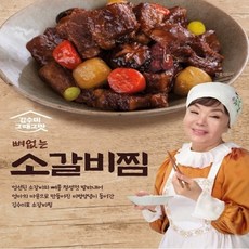 김수미그때그맛 *김수미 그때그맛 뼈없는 소갈비찜 7팩, 없음