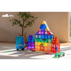 비컴비 MNTL 스타 맥타일즈 108pcs (클래식 컬러) 자석 블럭 교구 소근육발달 색감놀이 창의력 장난감, 1개
