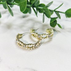 925silver 진주 큐빅 링 데일리 귀걸이