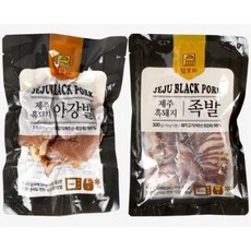 탐모라 제주 흑돼지 아강발 300g x 2팩 + 족발, 2개