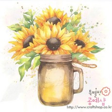 해바라기 4종 냅킨 20장 K-27-015, 20개