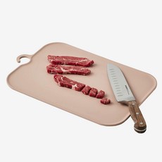 네이처닉 칼자국에 강한 TPU 안심 도마, 베이비핑크, 1개