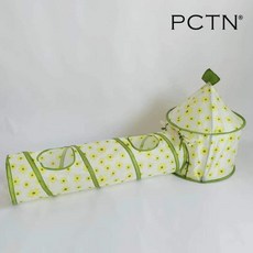 PCTN 고양이 텐트와 터널 숨바꼭질 놀이터 냥이숨숨집, 1개, PCTN 2