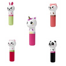 립스매커 립밤 5개 유니콘 토끼 팬다 고양이 다람쥐 Lip Smacker Lippy Pal Lip Balm Unicorn Magic, 5개 1세트, 5가지맛