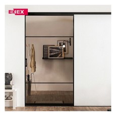 [에넥스] 블렌드 원슬라이딩 슬림도어 중문 800~1 300 (샴페인골드), 색상:샴페인골드