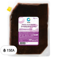 청정원 오리엔탈 샐러드 드레싱, 15개, 2kg