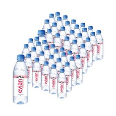 에비앙 500ML 48펫 (무라벨/유라벨 랜덤발송), 48개