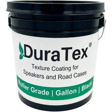 DuraTex® 스피커 페인트 롤러 등급 갤런 캐비닛용 텍스처 코팅 로드 케이스 및 금속 수성 마감블랙 갤런, 1 Gallon