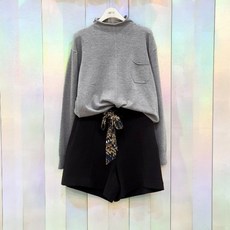 에이비에프지 데일리 넥 니트 AFT4G24J