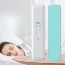 누워서 듣는 귀 눌림없는 불면증 수면장애 꿀잠 골전도 수면 블루투스 스피커 백색소음 베개아래 자연의소리, 화이트