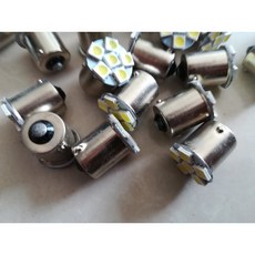12V24V 파워 LED라이트폴대 2405 깜빡이전구 드로즈 단미 자동차 화물차 불빛, 12v 레드 10 개