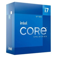 인텔 INTEL CORE I7 12700K, 단일옵션 - 12700