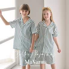 마밤 아동 주니어 잠옷 반팔 파자마 세트 포레스트