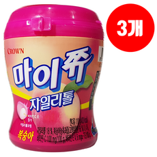 크라운 마이쮸 자일리톨 복숭아 110g x 3개 무료배송 / 사탕 과자 간식, 크라운 마이쮸 자일리톨복숭아 110g x 3개