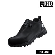 RD-TG 검정 4인치 안전화 RD-401 작업화 실드 패브릭 메쉬 초경량 통풍 오염 방지 발수, 1개
