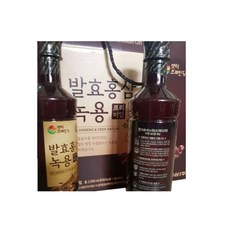 [대한홍삼]발효홍삼녹용프리미엄 500ml x 4병, 4개