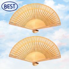 욜로라이프 대나무 실크 부채 13 1개 상품 이미지