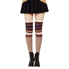 카키색무릎양말