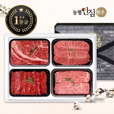 [농협안심한우]한우선물세트 구이3호 1++등급 2kg (등부살치), 1개