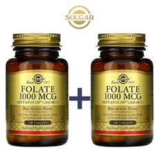 Solgar 메트포민 엽산1000MCG 120정, 2개