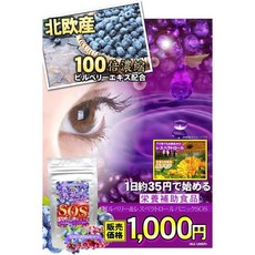 株式会社グリーンメディカルGT 일본직구 빌베리 & 리베라트롤 패닉 SOS, 1개, 상세참조