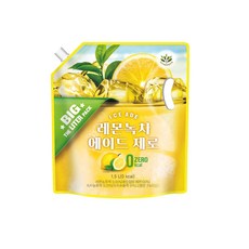 대용량 파우치 음료 제로칼로리 레몬녹차에이드제로 1.5L, 1개