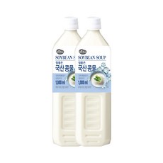 맑은물에 100% 특등급콩 국산 연천콩 콩물 1000mlx2개, 1L, 2개