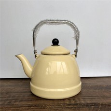 주방 법랑 주전자 인덕션 캠핑 감성 애나멜 옐로우 커피 범랑, 5. 3.0L, 에나멜, 1개