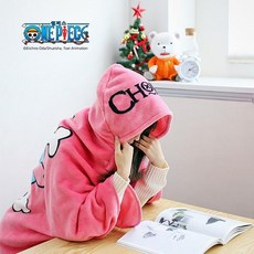  원피스정품 포근하고 따뜻한 양면극세사 대형후드담요후드담요 무릎담요 블랭킷 양면극세사 보온담요 사무실 학교 강의실 캠핑 겨울담요 소매담요 원피스 루피 쵸파 트라팔가 로우 정품 blanket onepiece 