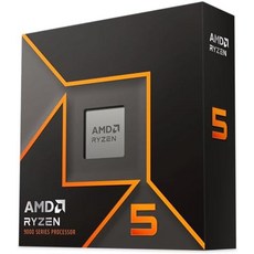 AMD Ryzen™ 5 9600X 6코어 12스레드 잠금 해제 데스크탑 프로세서, 기본 - 9600x