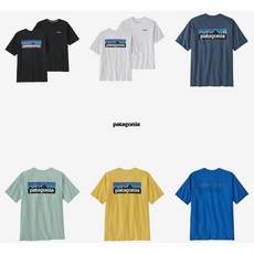 파타고니아 티셔츠 [코리아](38504P5GN)24S/S 멘즈 P-6 로고 리스판서빌리-티 P6 Logo Responsibili-Tee® T셔츠