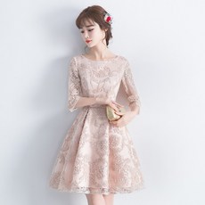 Q092 브라이덜샤워원피스 연말드레스 (599819900842)