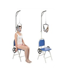 무중력 목견인기 치료 보호대 목디스크 방법 목견인 목해먹 거북목 견인기, 일반 접기