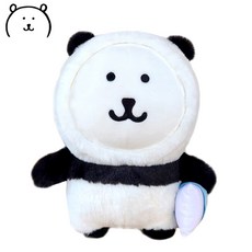 맥스토어 농담곰 인형 동물 봉제 캐릭터 이모티콘 캐릭터인형, 베개 든 농담곰 25cm-팬더