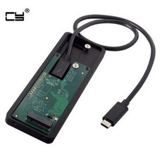 [해외] CY THUNDERBOLT 3 ~ 110MM 80MM PCI EXPRESS PCIENGFF M키 NVME AHCI SSD 변환 케이스 카트리지 카드, 상세내용표시, other