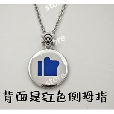 브롤스타즈 목걸이 거꾸로 된 엄지 태그 펜던트 에나멜 컬러