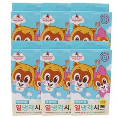 로티&로리 열 냉각시트 영유아용 쿨링 해열패치, 10개, 6매입