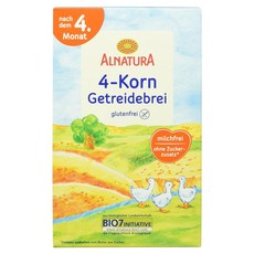 Alnatura 4곡 죽 글루텐 프리 250g X 6팩 독일산, 6개