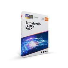 [비트디펜더] Bitdefender 패밀리 팩(15Device/3년/개인용) (백신/안티바이러스/보호/보안)