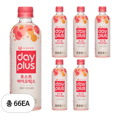 농심 데이플러스 포스트바이오틱스, 500ml, 66개