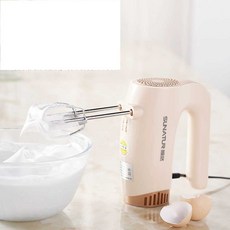 전동휘핑기 핸디형 베이킹 믹서기 생크림 머랭기 우유, 상세페이지 참고, 크림색 300W 4봉(거품+12선)
