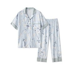 임산부 잠옷 임부잠옷 수유잠옷 임산부잠옷 수유복 홈웨어 고양이 레이온 문학 복고풍 홈