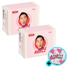 울트라씬 신동엽 극초박형 슬림형 콘돔 + 사은품 러브모아 젤 2P, 2세트, 8개입